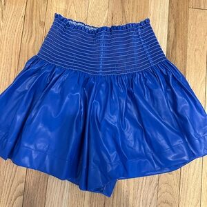 QUEEN OF SPARKLES High Waist Blue Shorts